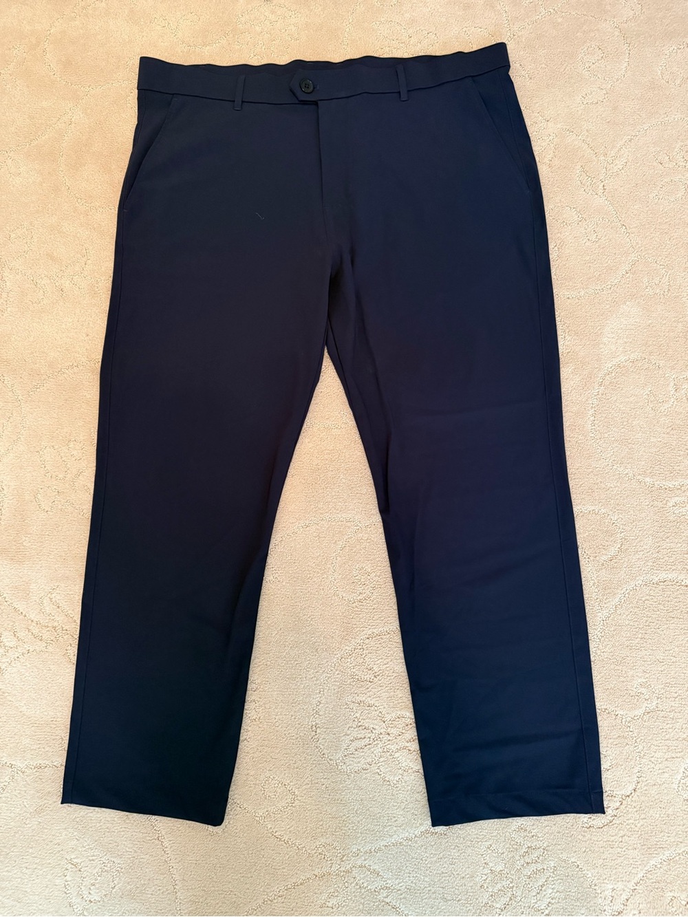 Greyson Navy Blue Men's Dress Pants — Tailored Flat Front